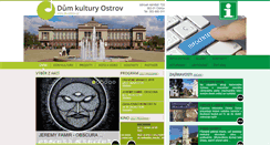 Desktop Screenshot of dk-ostrov.cz