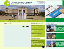 Tablet Screenshot of dk-ostrov.cz